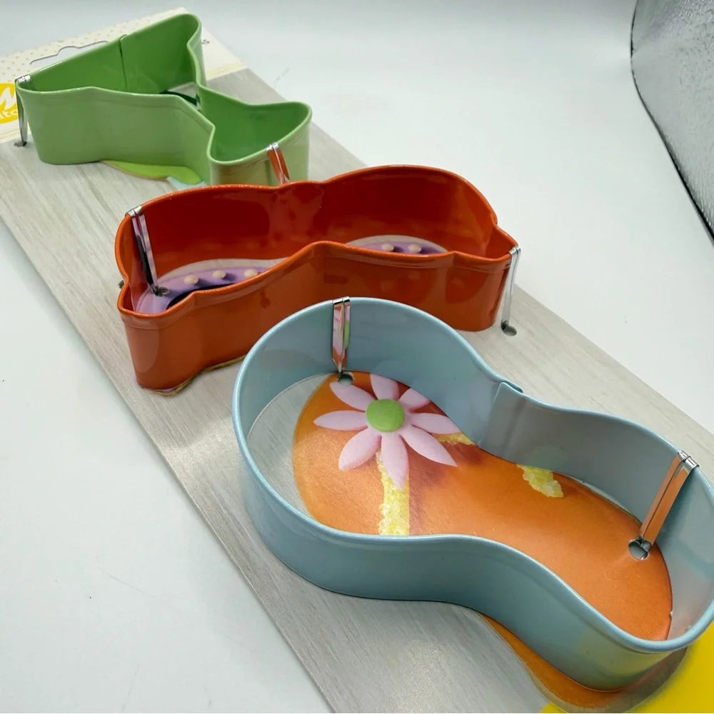 Wilton summer theme cookie cutters Sunglasses Margarita Glass Flip Flop Sandals
